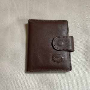 Vintage Mundi Brown Nappa Cowhide Wallet Credit Card Holder